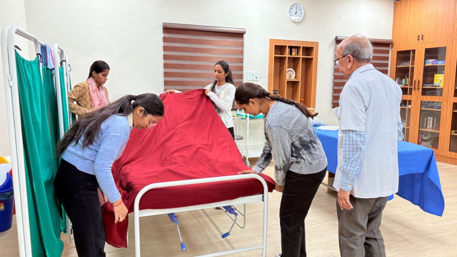 Caregiver training demonstration